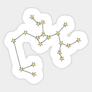 SAGITTARIUS CONSTELLATION Sticker